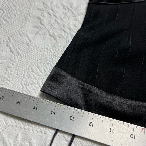 Tuxedo Black Strapless Corset Top - Picture 9 of 10